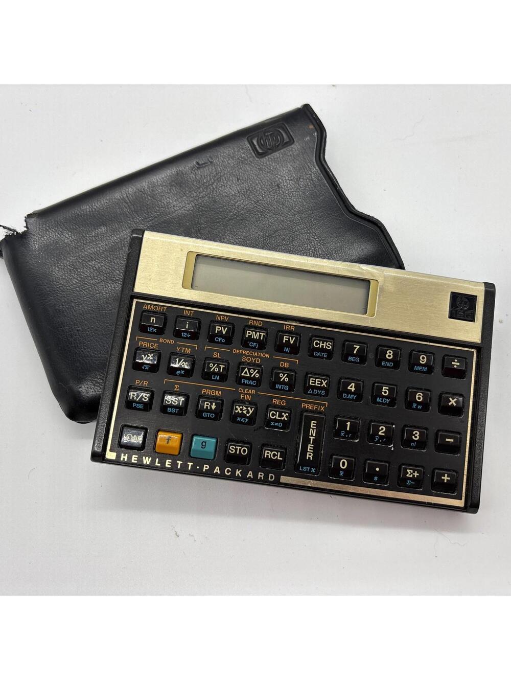 HP 12C Hewlett Packard Financial Calculator With Soft Case